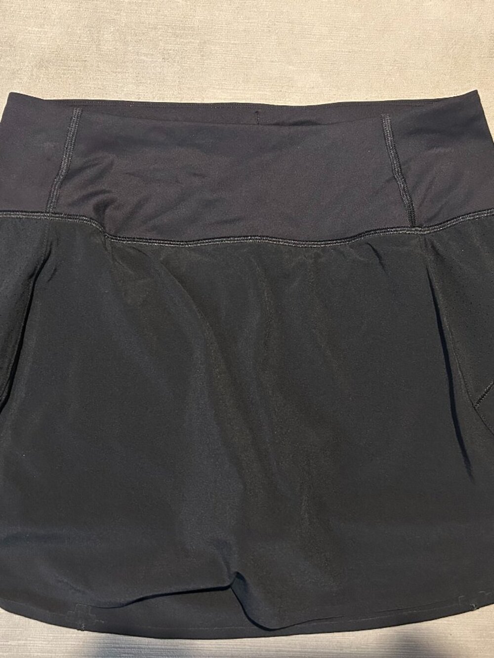 ATHLETA Run With It Skort Black Athletic Running Skirt Women XS